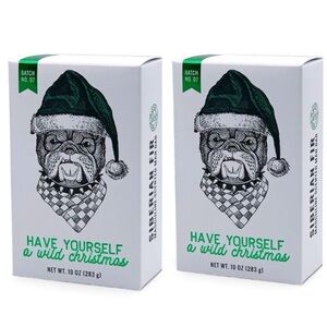 X 2 Commonwealth Soap CST Men’s “HAVE A WILD CHRISTMAS" SIBERIAN FIR 10OZ BAR
